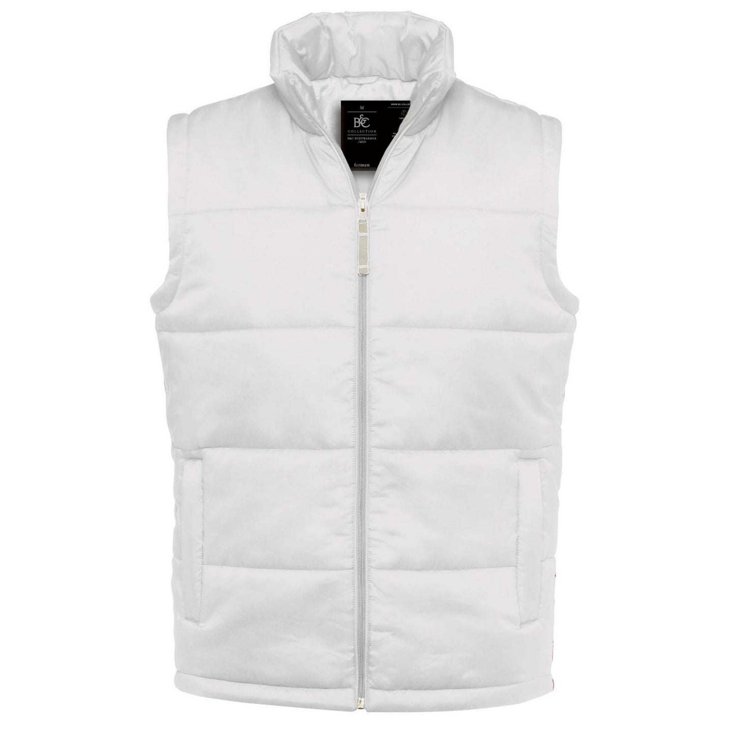 White - Front - B&C Mens Body Warmer