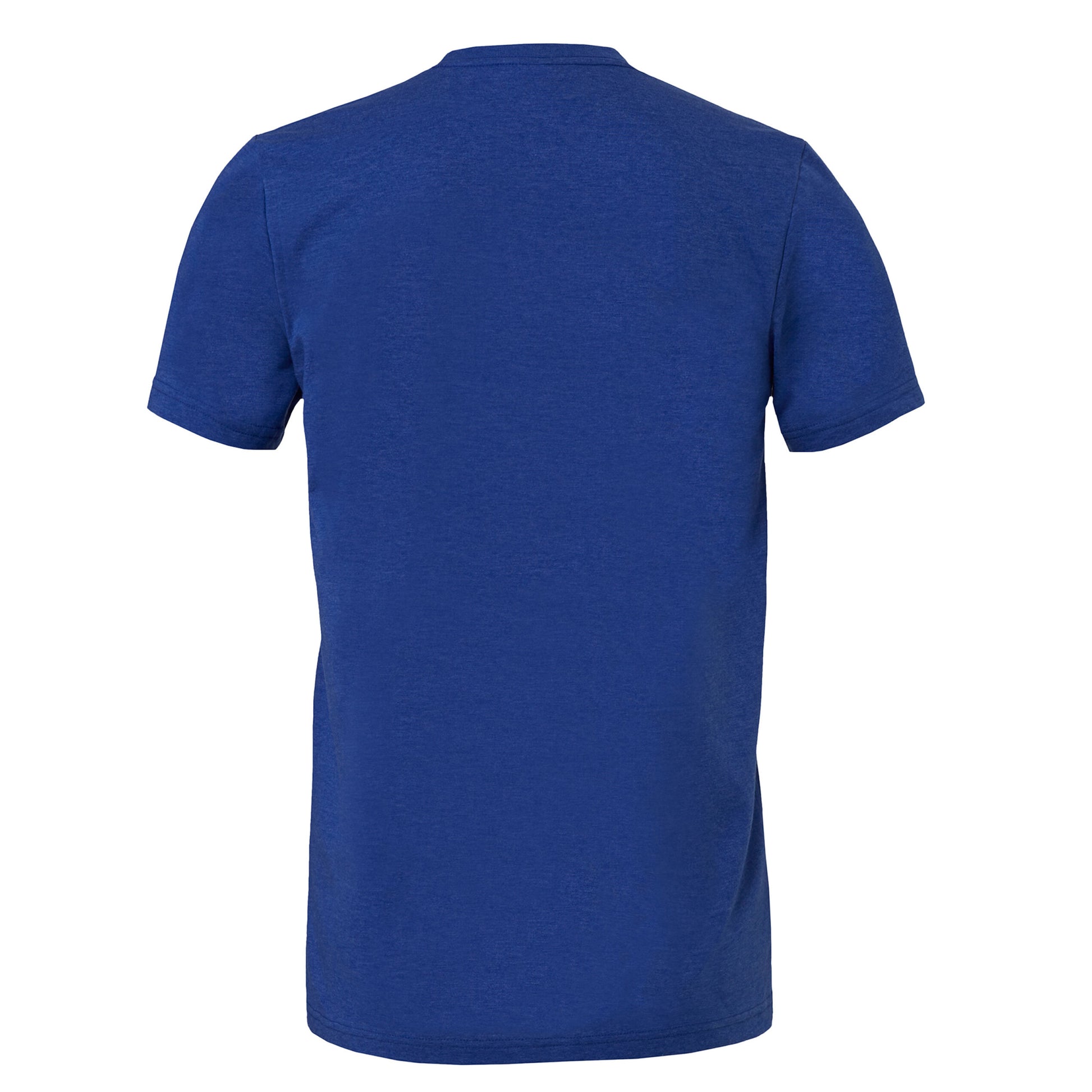True Royal Heather - Back - Bella + Canvas Unisex Adult CVC Jersey T-Shirt