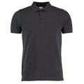 Graphite - Front - Kustom Kit Mens Klassic Superwash 60°C Heavyweight Slim Polo Shirt
