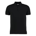 Black - Front - Kustom Kit Mens Klassic Superwash 60°C Heavyweight Slim Polo Shirt