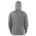 Grey-Black - Back - Spiro Womens-Ladies Hooded Fitness Jacket