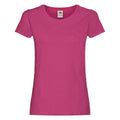 Fuchsia - Front - Fruit of the Loom Womens-Ladies T-Shirt
