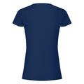 Navy Blue - Back - Fruit of the Loom Womens-Ladies T-Shirt