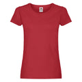 Red - Front - Fruit of the Loom Womens-Ladies T-Shirt