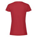 Red - Back - Fruit of the Loom Womens-Ladies T-Shirt