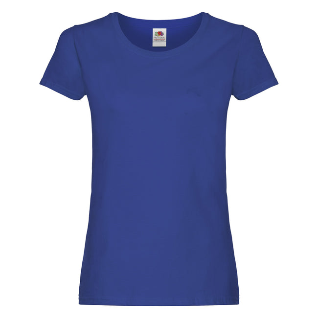 Royal Blue - Front - Fruit of the Loom Womens-Ladies T-Shirt