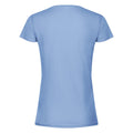 Sky Blue - Back - Fruit of the Loom Womens-Ladies T-Shirt