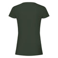 Bottle Green - Back - Fruit of the Loom Womens-Ladies T-Shirt