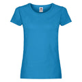 Azure Blue - Front - Fruit of the Loom Womens-Ladies T-Shirt