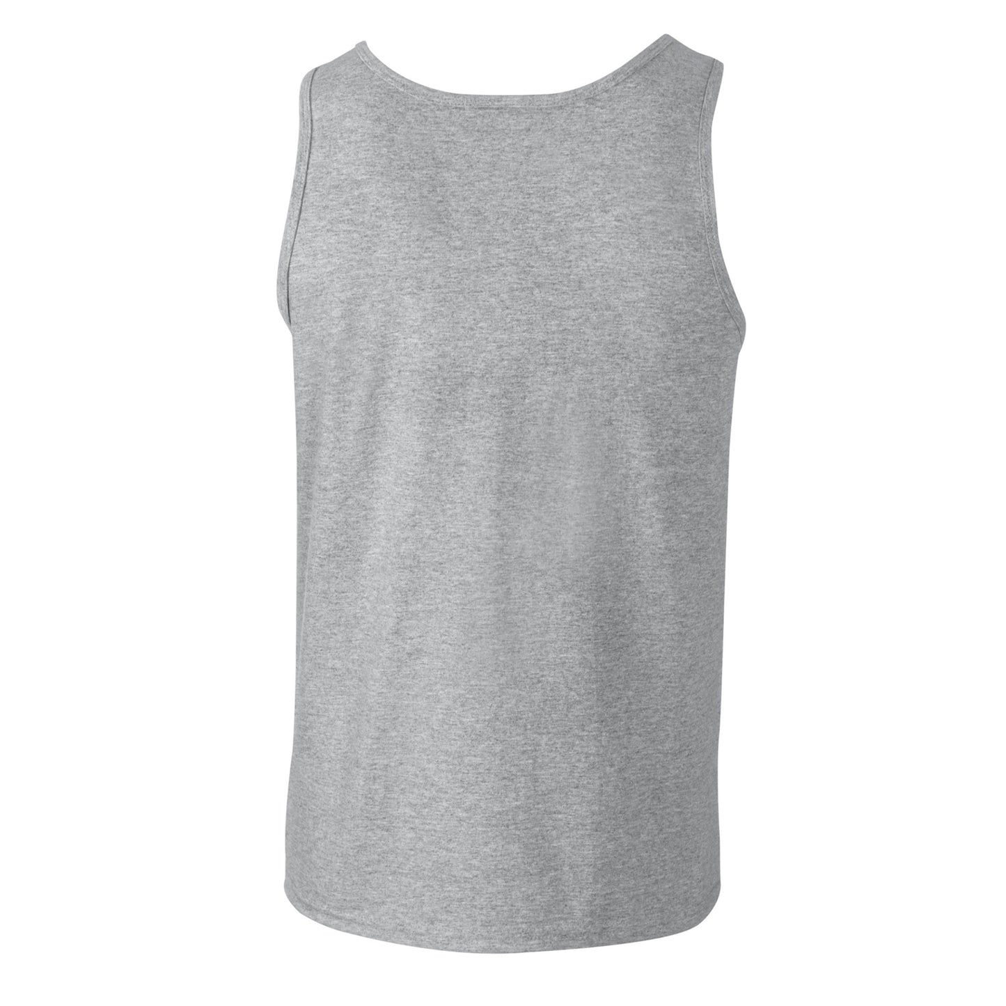 Sports Grey - Back - Gildan Mens Soft Tank Top