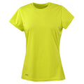 Lime - Front - Spiro Womens-Ladies Quick Dry Short-Sleeved T-Shirt