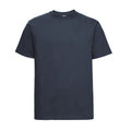 French Navy - Front - Russell Mens Classic Heavyweight T-Shirt