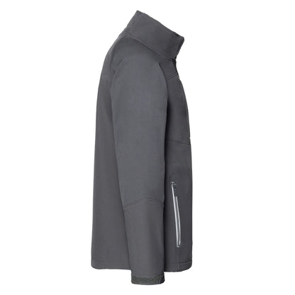 Iron Grey - Side - Russell Womens-Ladies Bionic Soft Shell Jacket