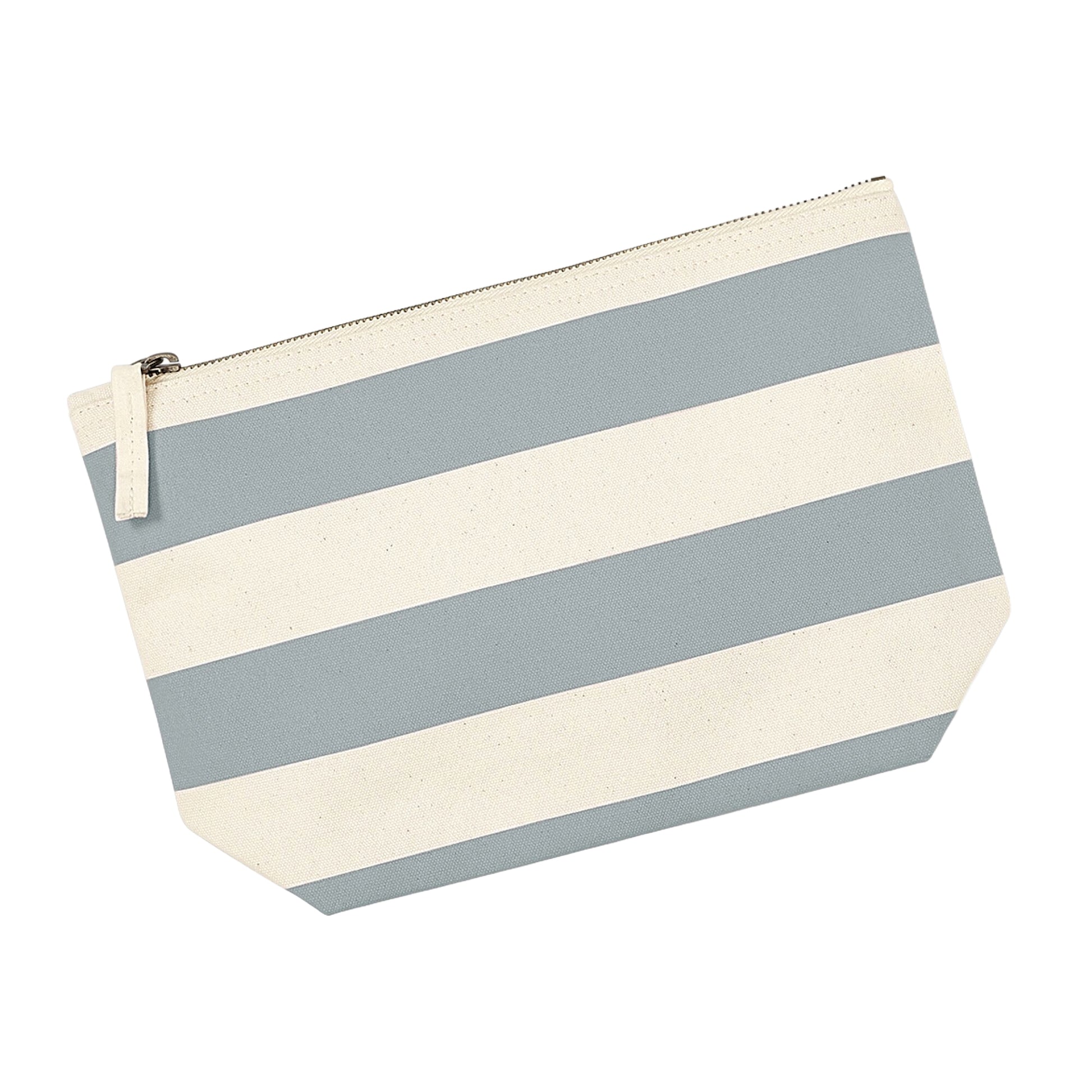 Natural-Grey - Back - Westford Mill Nautical Accessory Bag