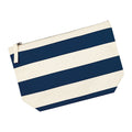 Natural-Navy - Back - Westford Mill Nautical Accessory Bag