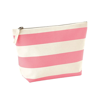 Natural-Pink - Front - Westford Mill Nautical Accessory Bag