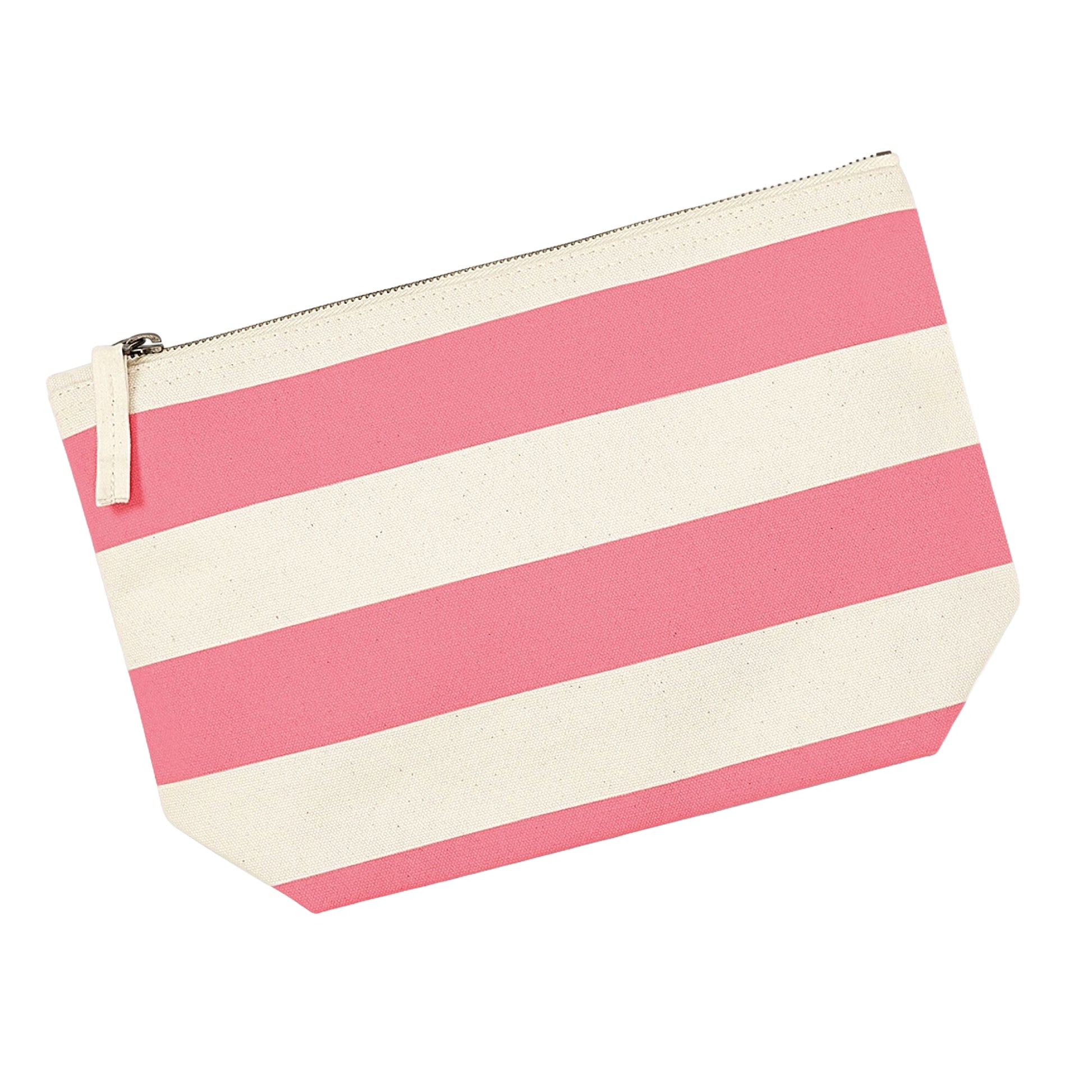 Natural-Pink - Back - Westford Mill Nautical Accessory Bag