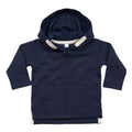 Nautical Navy - Front - Babybugz Baby Full Zip Hoodie