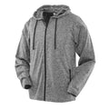 Grey-Black - Front - Spiro Mens Hooded Jacket