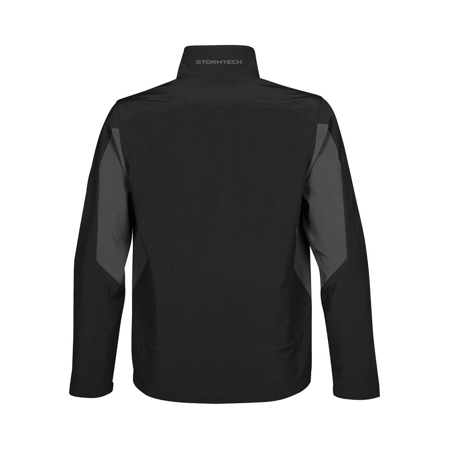 Black-Granite - Back - Stormtech Mens Pulse Soft Shell Jacket