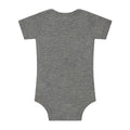 Athletic Heather Grey - Back - Bella + Canvas Baby Plain Jersey Short-Sleeved Babysuit