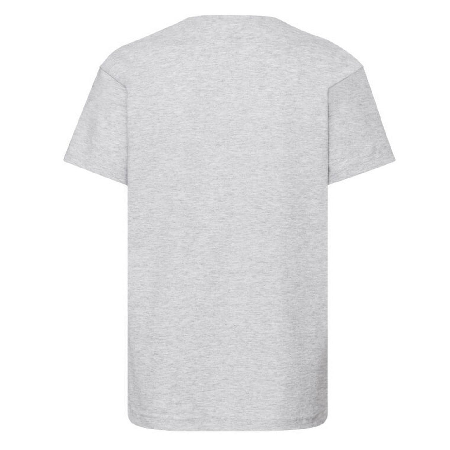 Heather Grey - Back - Fruit of the Loom Childrens-Kids Original Cotton T-Shirt