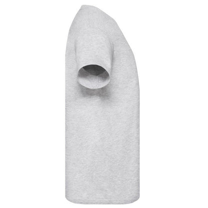 Heather Grey - Side - Fruit of the Loom Childrens-Kids Original Cotton T-Shirt