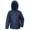 Navy Blue - Front - Result Core Childrens-Kids Padded Jacket
