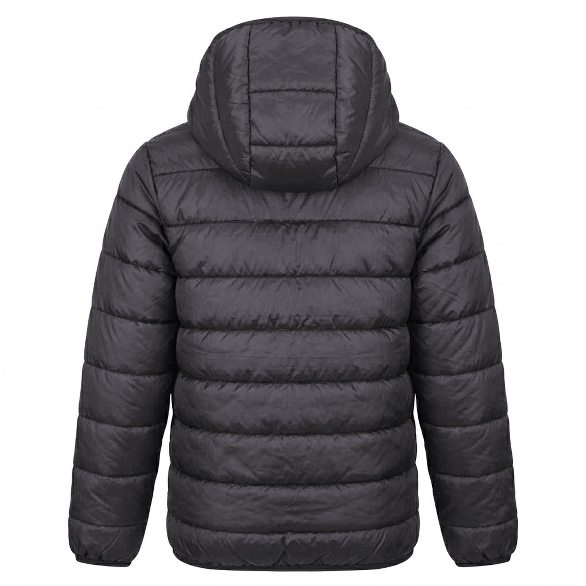 Black-Orange - Back - Result Core Childrens-Kids Padded Jacket