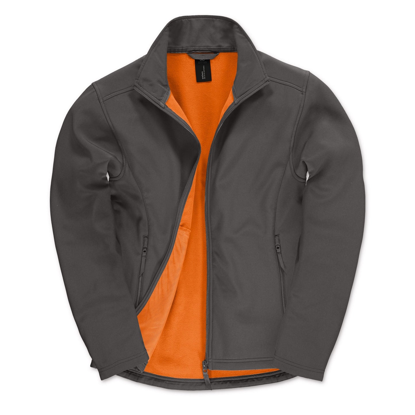 Dark Grey - Front - B&C Mens ID.701 Soft Shell Jacket
