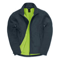 Navy Blue - Front - B&C Mens ID.701 Soft Shell Jacket