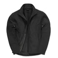 Black - Front - B&C Mens ID.701 Soft Shell Jacket