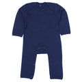 Nautical Navy - Front - Babybugz Baby Long-Sleeved Babygrow