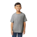 Sports Grey - Front - Gildan Childrens-Kids Softstyle Midweight T-Shirt