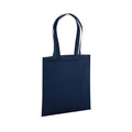 French Navy - Front - Westford Mill Premium Organic Cotton Tote Bag