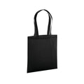 Black - Front - Westford Mill Premium Organic Cotton Tote Bag