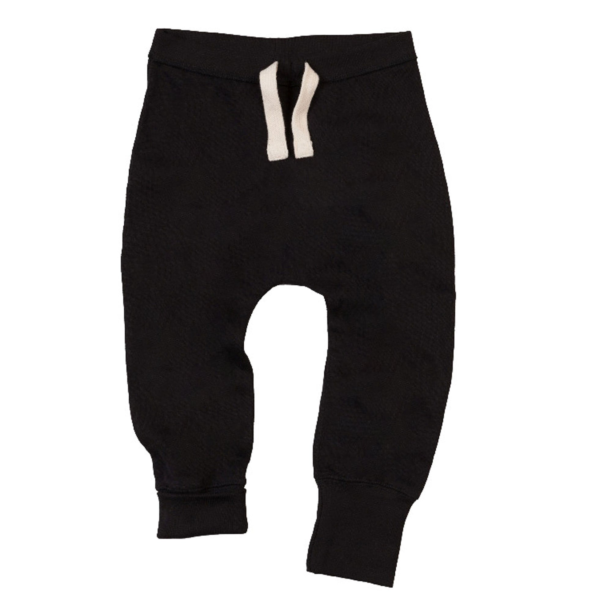 Black - Front - Babybugz Baby Tracksuit Bottoms