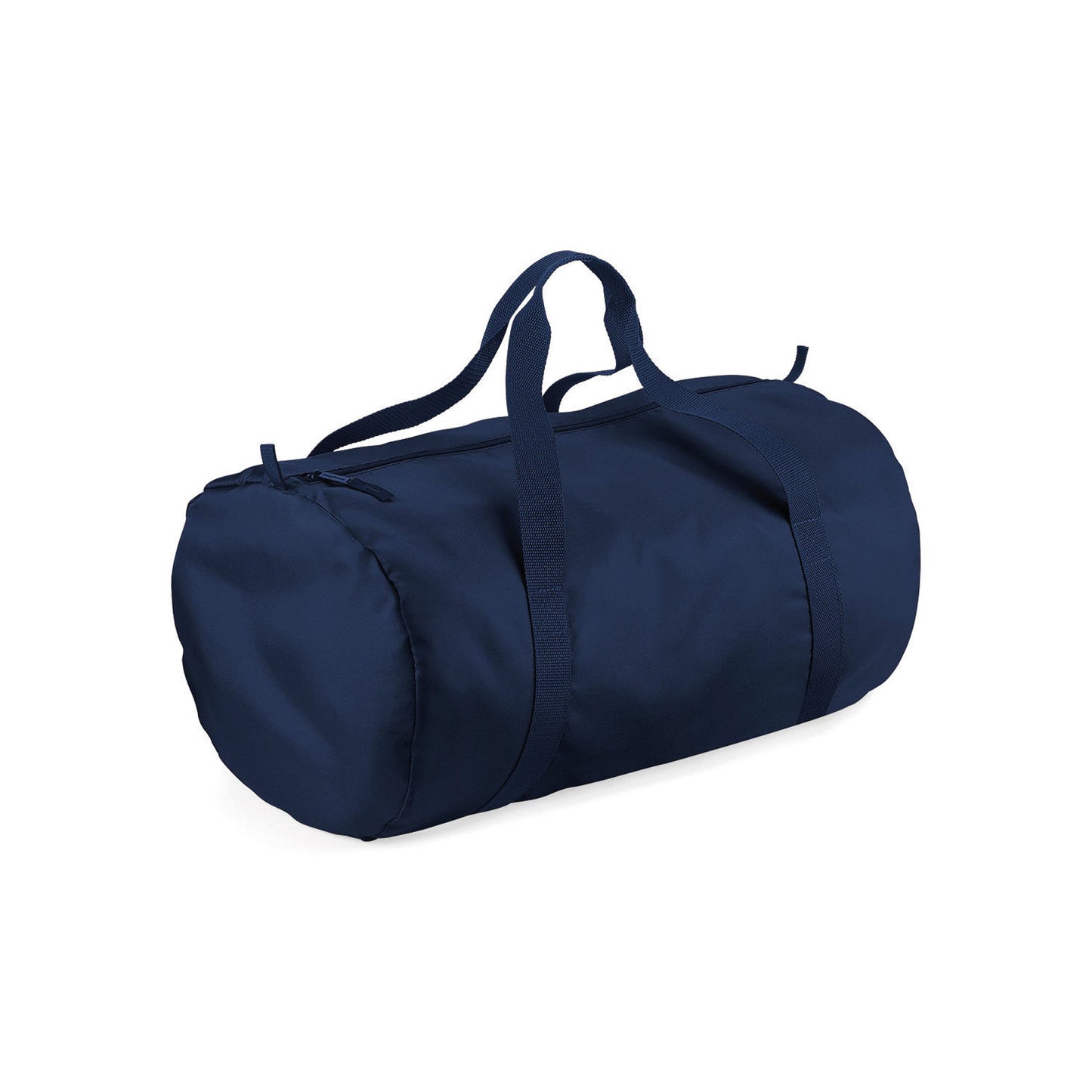 French Navy-French Navy - Front - Bagbase Barrel Packaway Duffle Bag