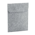 Grey Melange - Front - Bagbase Felt Tablet Sleeve