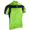 Green-Black - Front - Spiro Mens Bikewear Full Zip Performance Jacket