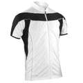 White-Black - Front - Spiro Mens Bikewear Full Zip Performance Jacket