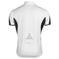 White-Black - Back - Spiro Mens Bikewear Full Zip Performance Jacket