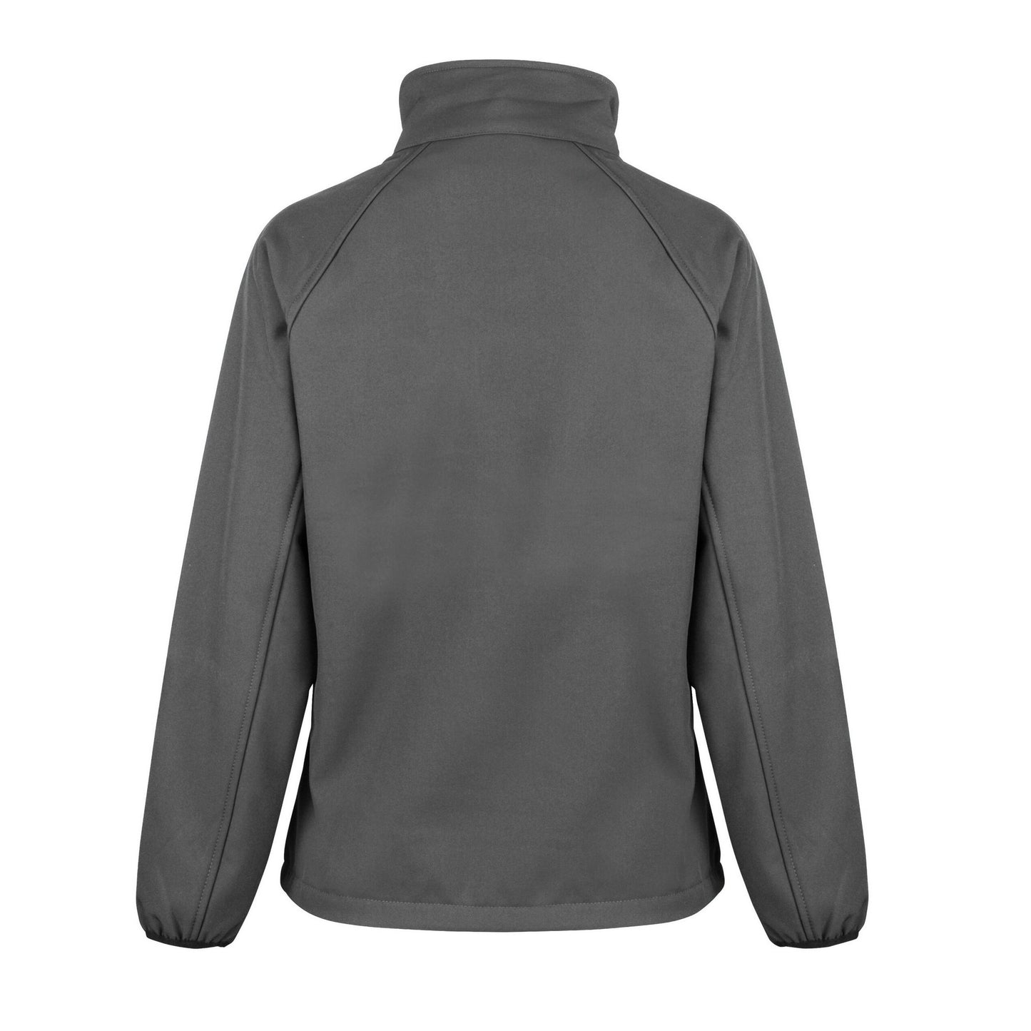 Charcoal-Black - Back - Result Core Womens-Ladies Printable Soft Shell Jacket
