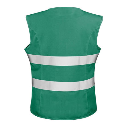 Paramedic Green - Back - Result Womens-Ladies Safety Hi-Vis Vest