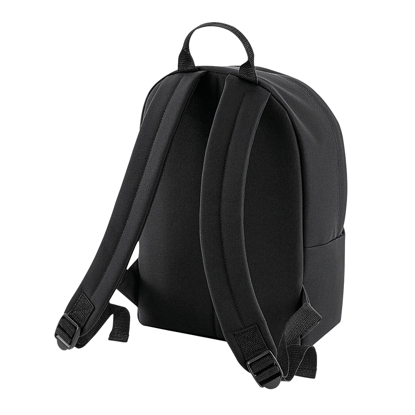 Black - Back - Bagbase Fashion Mini Backpack