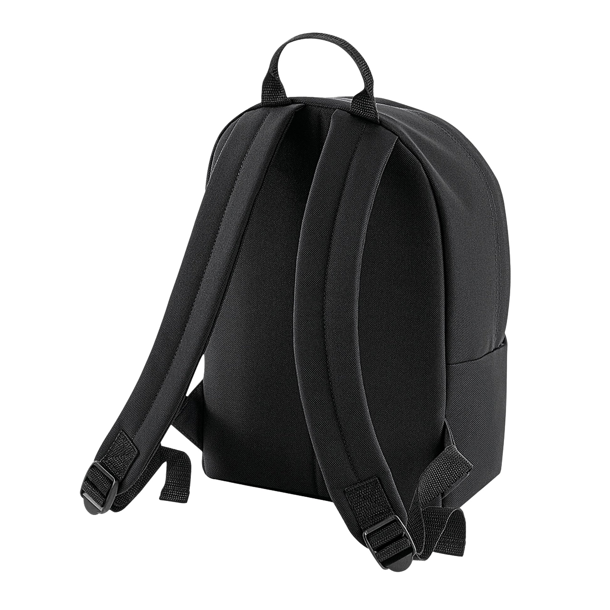 Black - Back - Bagbase Fashion Mini Backpack