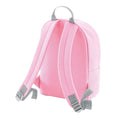 Classic Pink-Light Grey - Back - Bagbase Fashion Mini Backpack