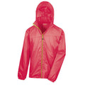 Raspberry-Lime - Front - Result Mens Lightweight Packaway Jacket