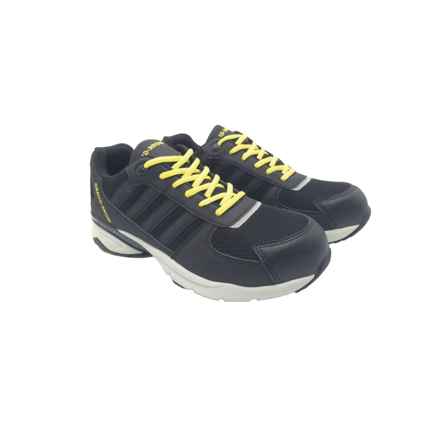 Black-Grey - Front - WORK-GUARD by Result Mens Lightweight Safety Trainers