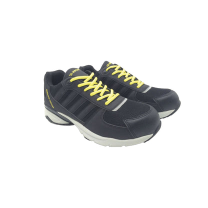 Black-Grey - Front - WORK-GUARD by Result Mens Lightweight Safety Trainers